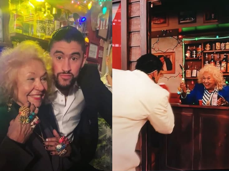 “Toñita”: la icónica señora que le sirvió un trago a Bad Bunny en el medio tiempo del Super Bowl 2026, ¿cuál es su historia?