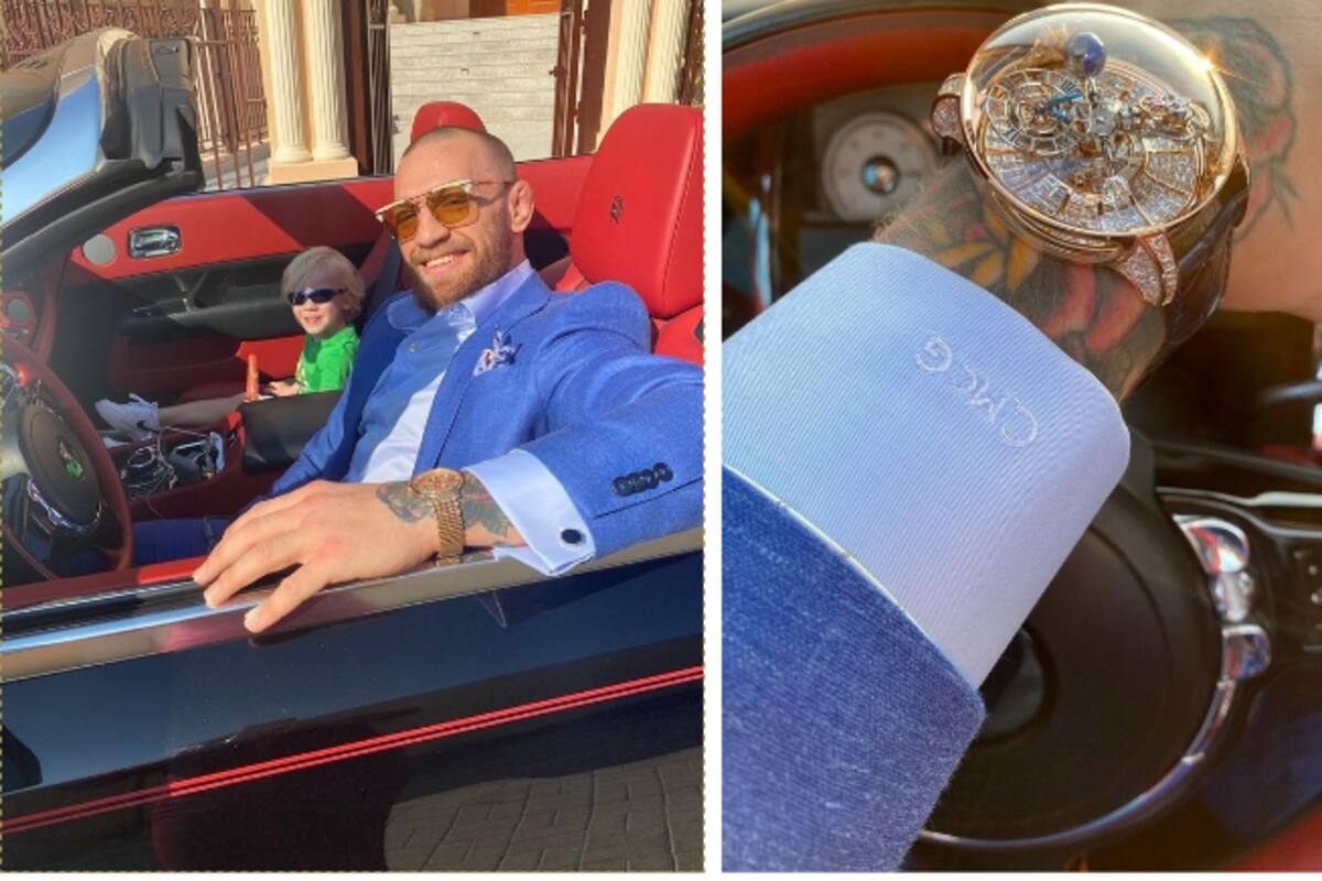 ¡De locura! El impactante reloj de Conor McGregor