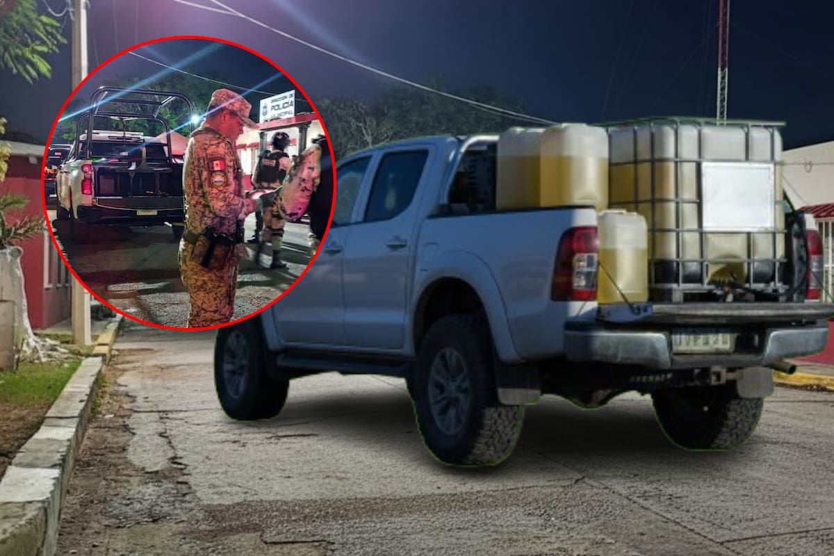 Mientras transportaban 100 mil litros de combustible ilegal, capturan a presuntos “huachicoleros” en Yucatán