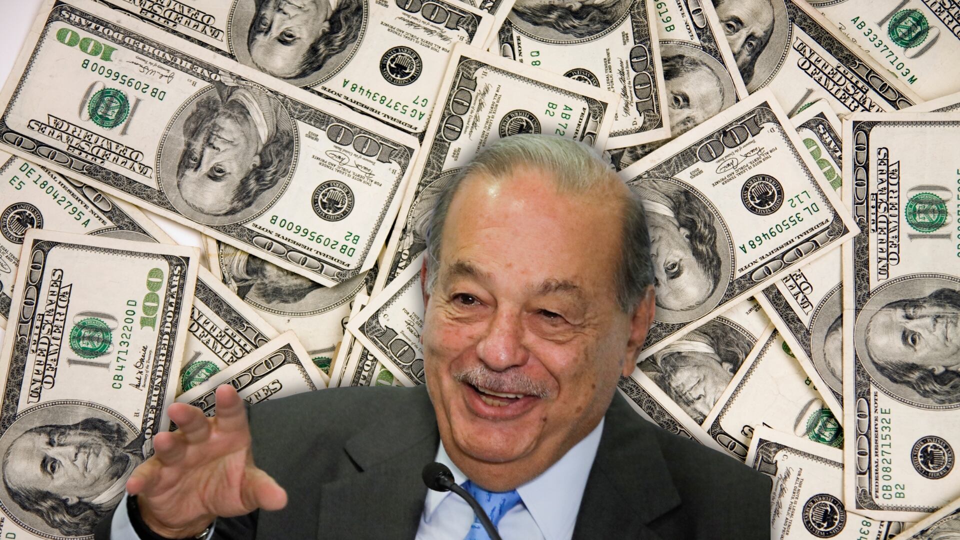 Carlos Slim anunció una inversión de 5 mil millones de dólares para sus empresas en 2026 y respaldó la política económica de Claudia Sheinbaum durante su conferencia de prensa anual. (Reuters/Canva)
