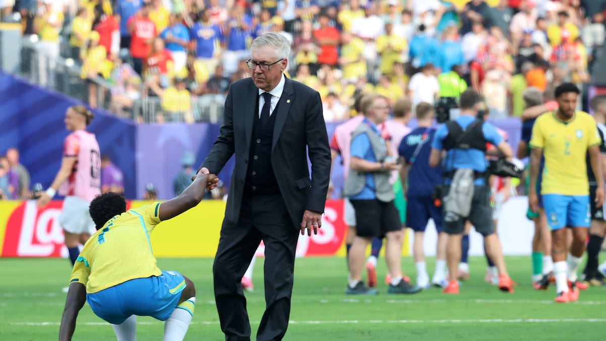 Ancelotti explicó que Vinícius no cobró el penalti fallado porque los números del último año mostraban que otros jugadores tenían mejor efectividad