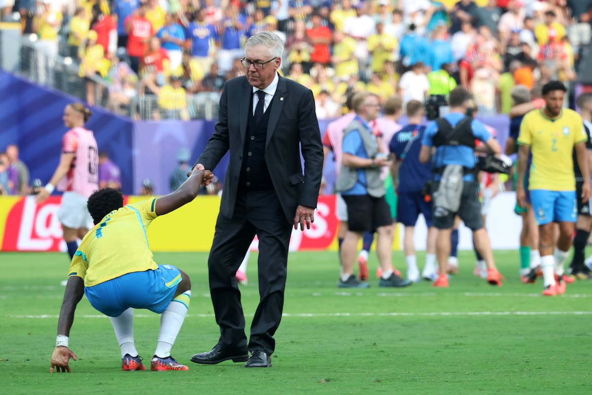 Ancelotti explicó que Vinícius no cobró el penalti fallado porque los números del último año mostraban que otros jugadores tenían mejor efectividad