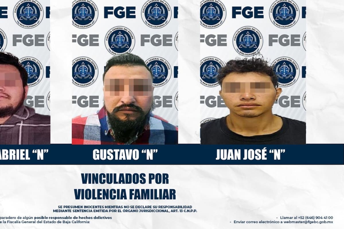 Quedan en prisión tres sujetos por violencia familiar