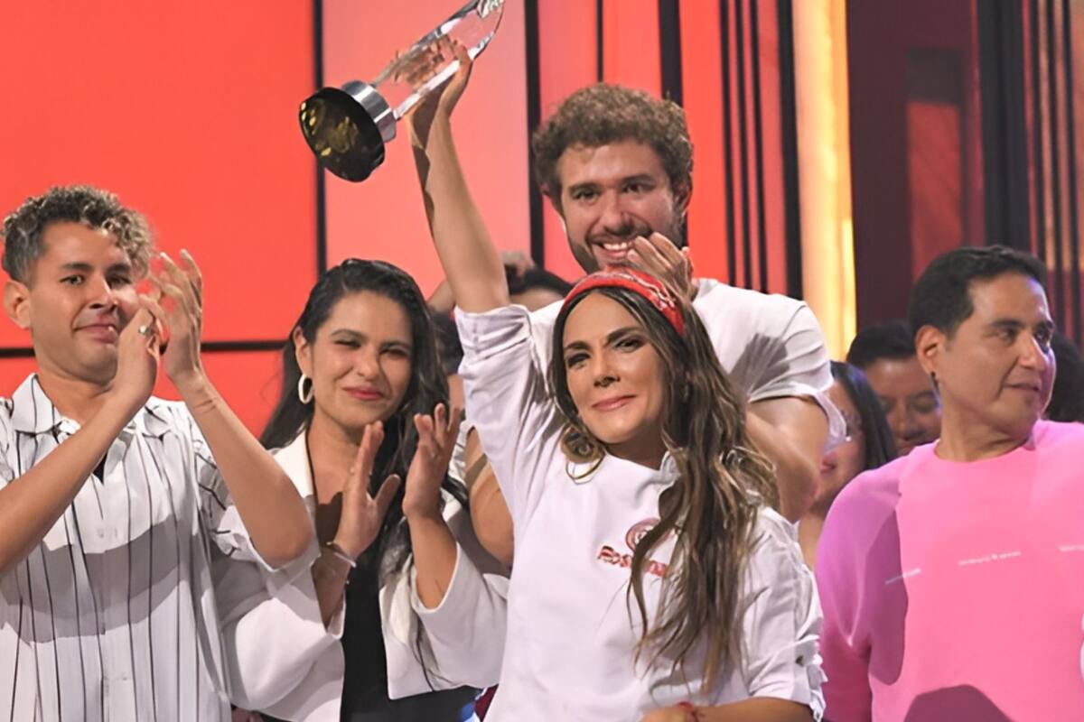 Rossana Nájera es la ganadora de MasterChef Celebrity