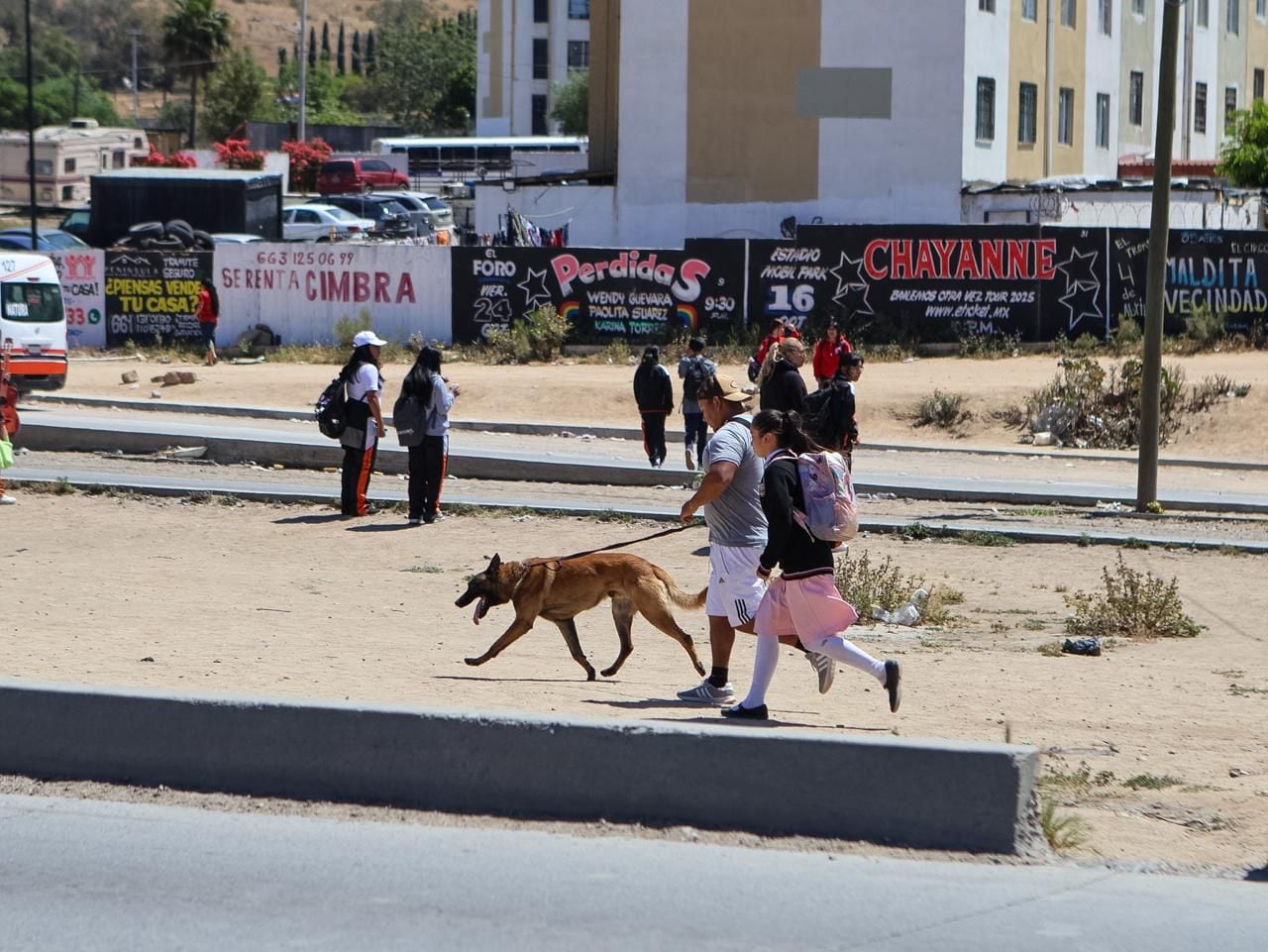 Residentes de Puerta Plata y Hacienda Los Venados denuncian peligro constante al cruzar la vialidad. Foto: BorderZoom