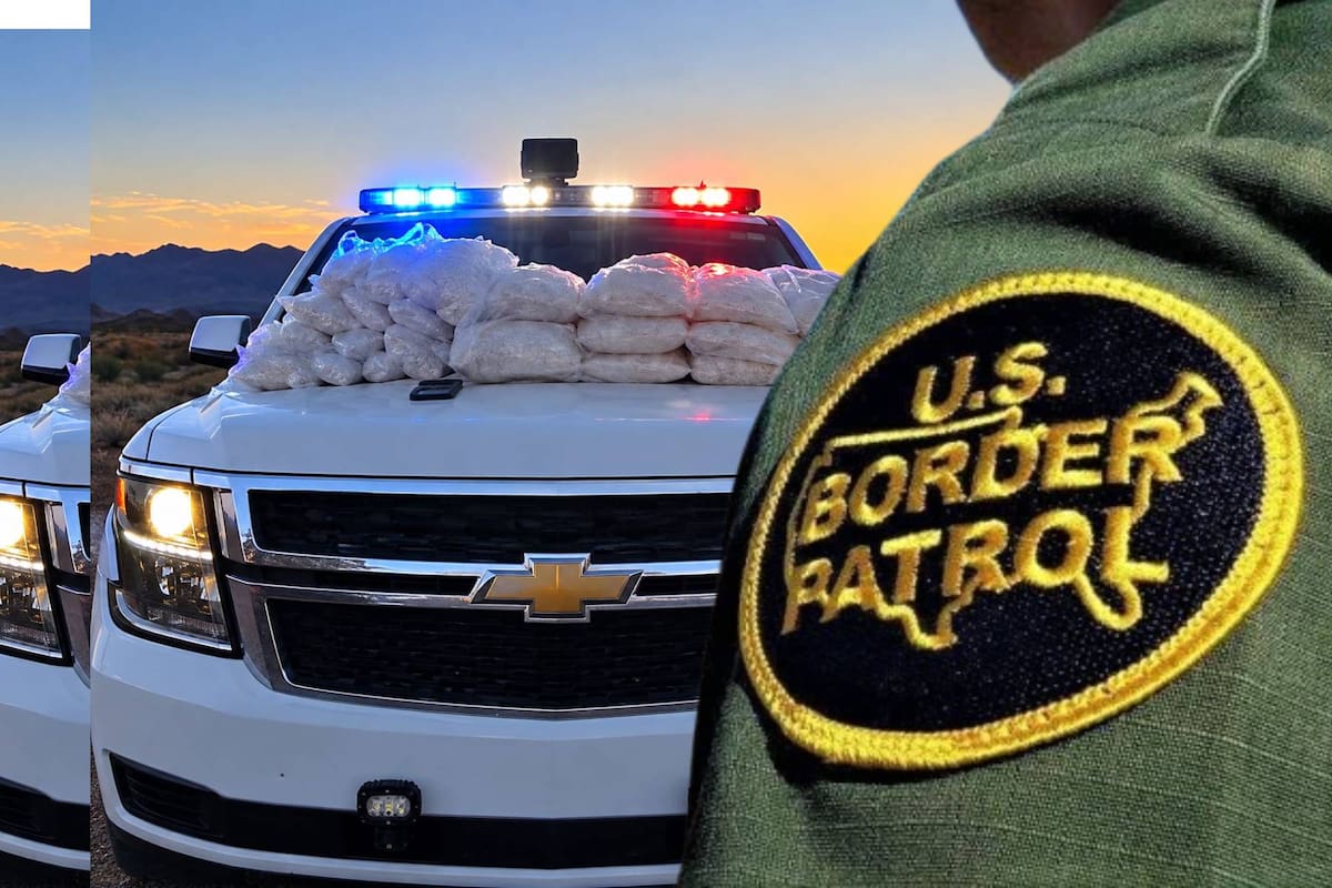 Patrulla Fronteriza incauta 32 kilos de metanfetamina durante detención de vehículo