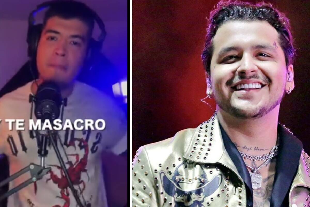 Fan de Christian Nodal hace rap para defenderlo de J Balvin