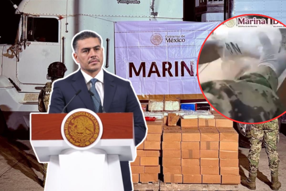 Más de media tonelada de droga asegurada durante un operativo en Mazatlán, estaban ocultos en un camión informó Omar Garcia Harfuch