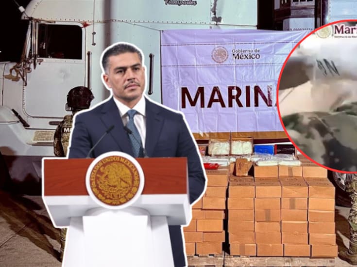 Más de media tonelada de droga asegurada durante un operativo en Mazatlán, estaban ocultos en un camión informó Omar Garcia Harfuch