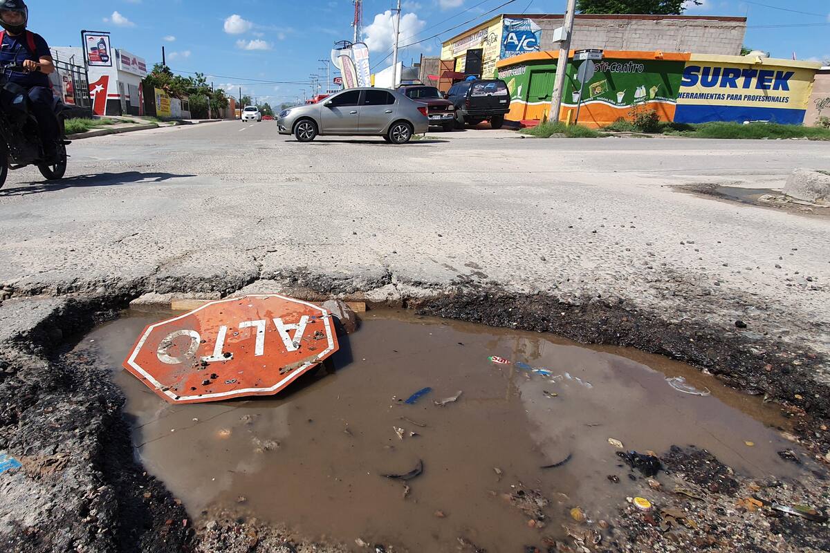 Ya no sirve 60% del pavimento en Hermosillo