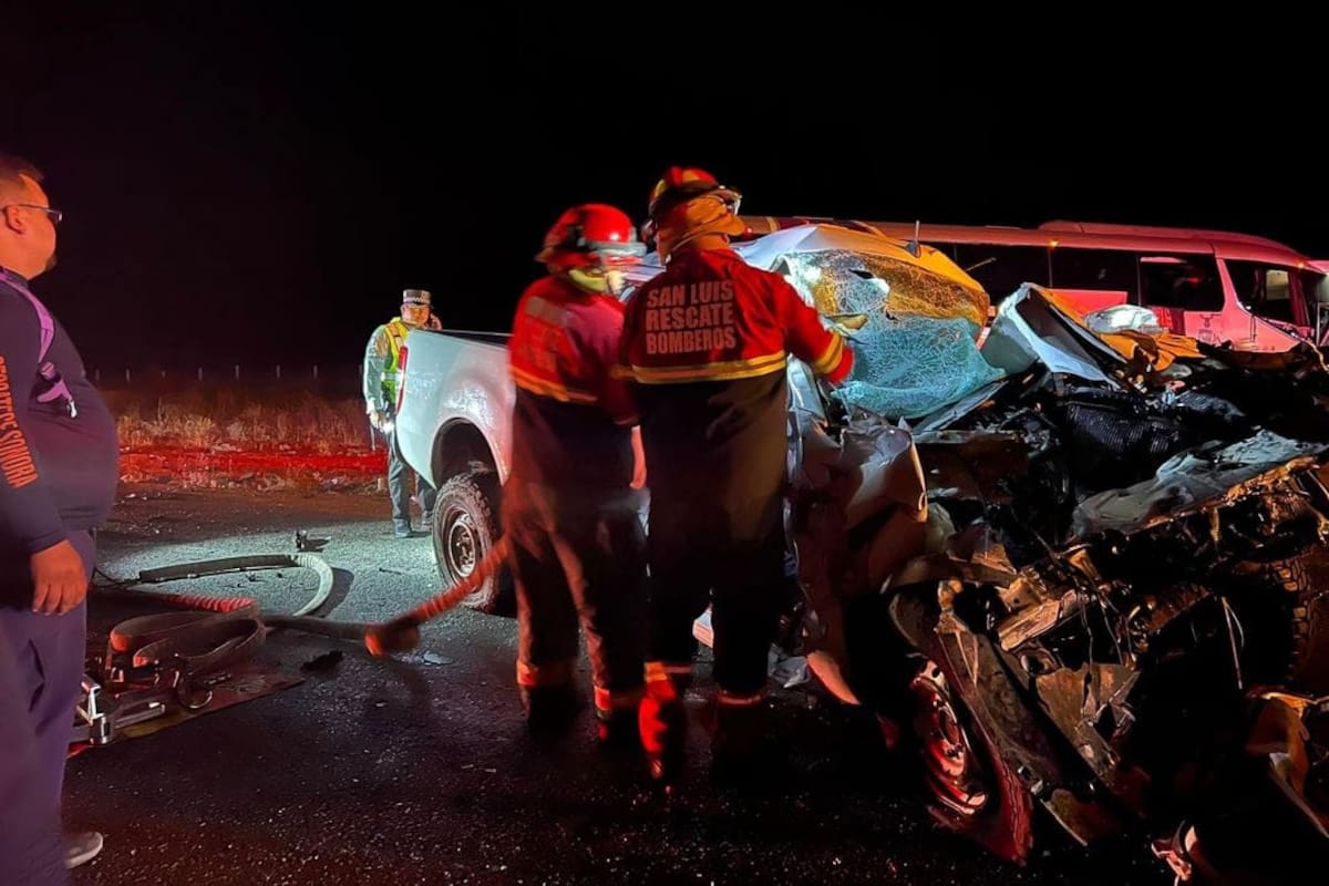 Identifican a dos de las víctimas fatales tras Camionazo por la Sonoyta-SLRC