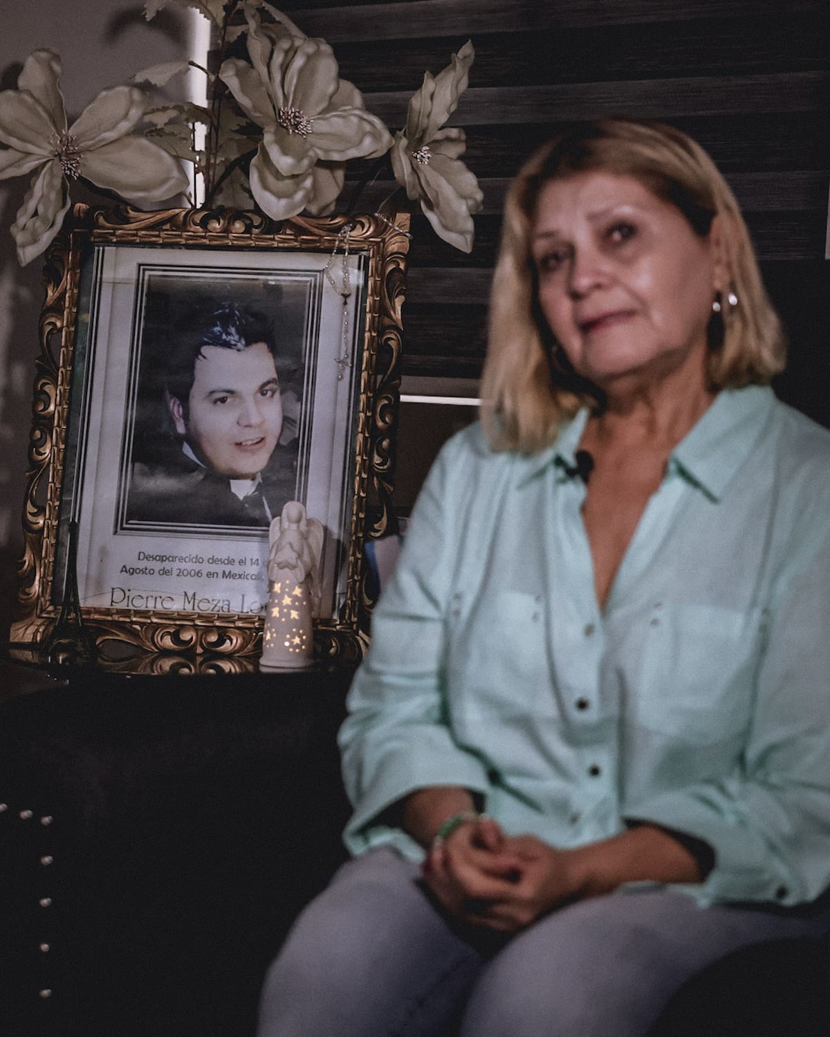 El 10 de Mayo es en particular doloroso, pero también es esperanzador. Además de los apapachos que deja darse ese día por sus otros hijos, también se reúne con madres que sufren del mismo dolor. Foto: Daniel Reséndiz