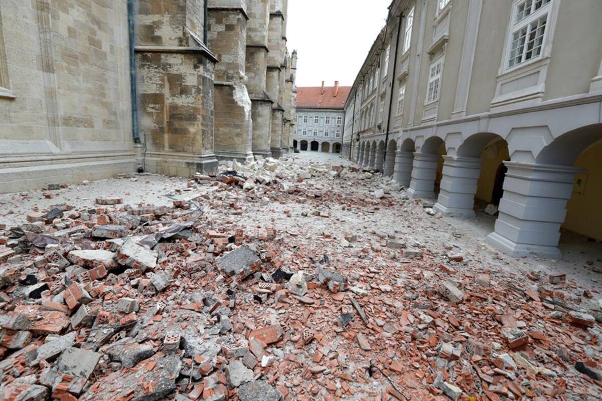 Sismos sacuden capital de Croacia; dejan varios heridos y daños materiales
