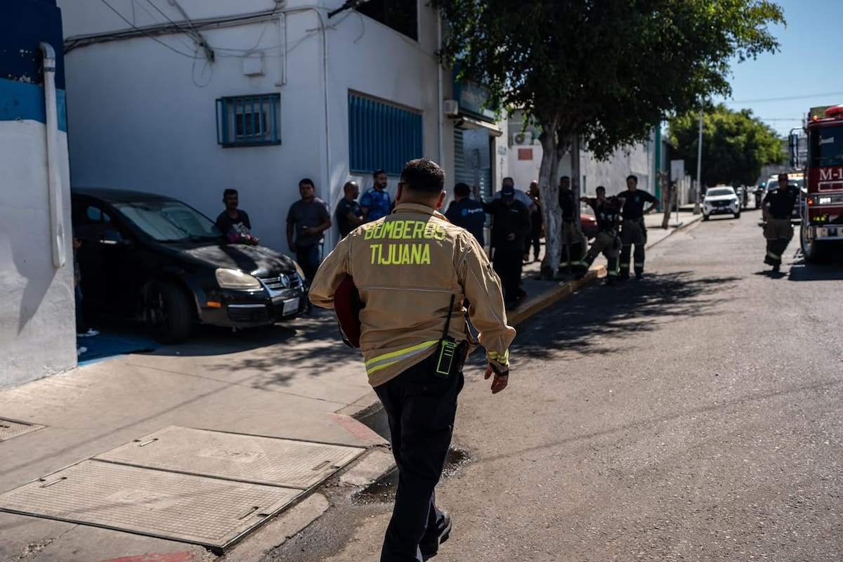 Fuga de amoniaco provoca evacuación de 30 personas en Tijuana