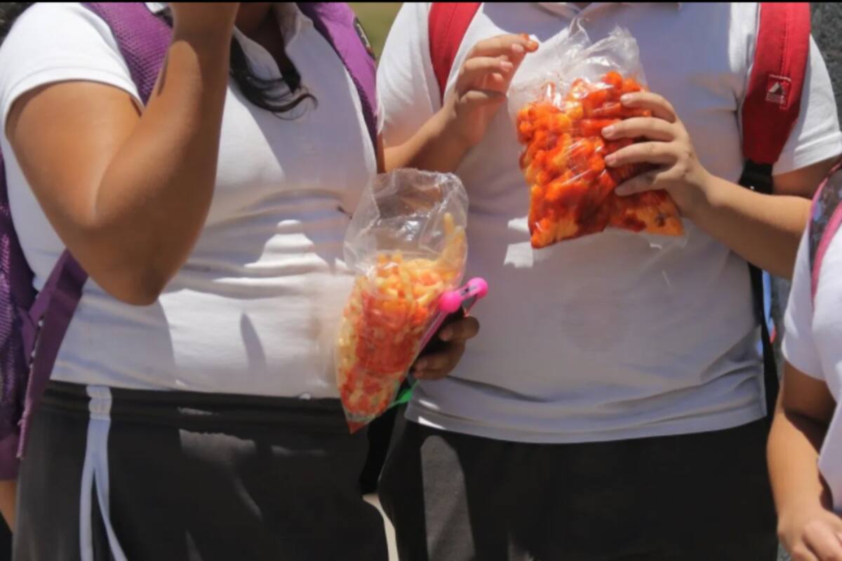 Colima prohíbe venta de comida chatarra a niños en las escuelas