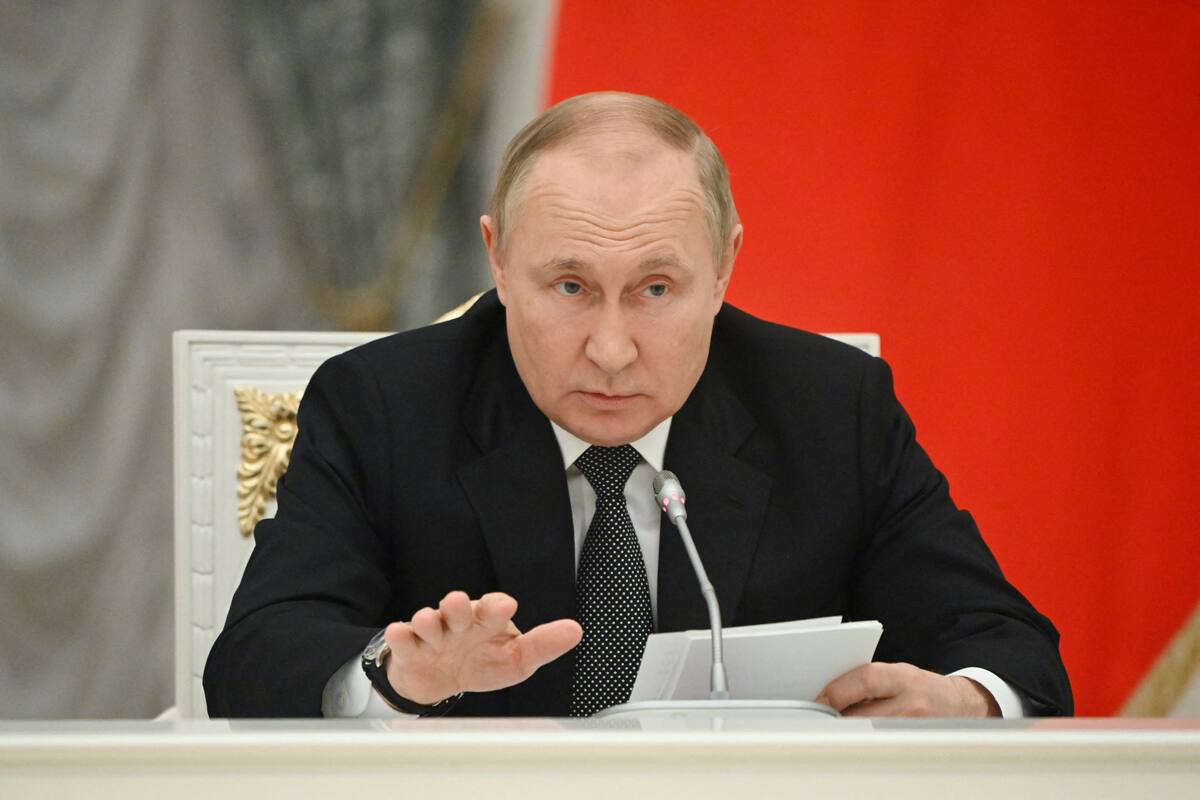 Foto del miércoles del Presidente ruso, Vladimir Putin, en una reunión en el Kremlin
May 25, 2022. Sputnik/Sergey Guneev/Kremlin via REUTERS