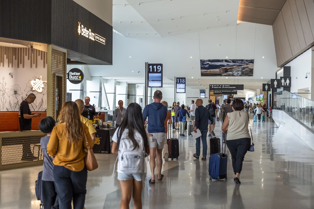Aeropuerto Internacional de San Diego rompe récord de pasajeros