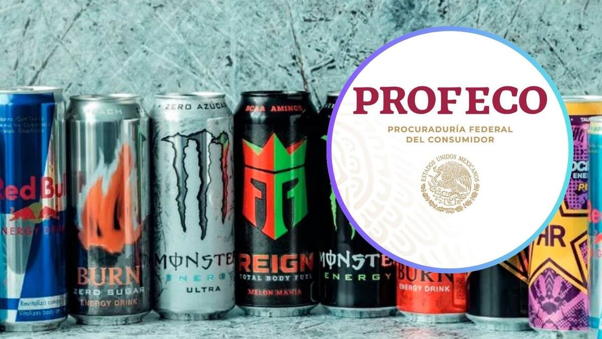 Profeco analiza 24 marcas de bebidas energéticas y concluye que Coca-Cola Energy, Vive100%, Amper Energy y Pepsi Kick son las más altas en cafeína