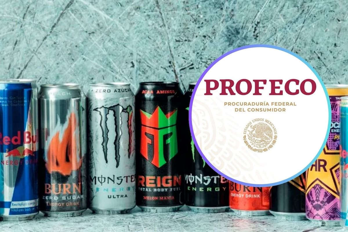 Profeco analiza 24 marcas de bebidas energéticas y concluye que Coca-Cola Energy, Vive100%, Amper Energy y Pepsi Kick son las más altas en cafeína