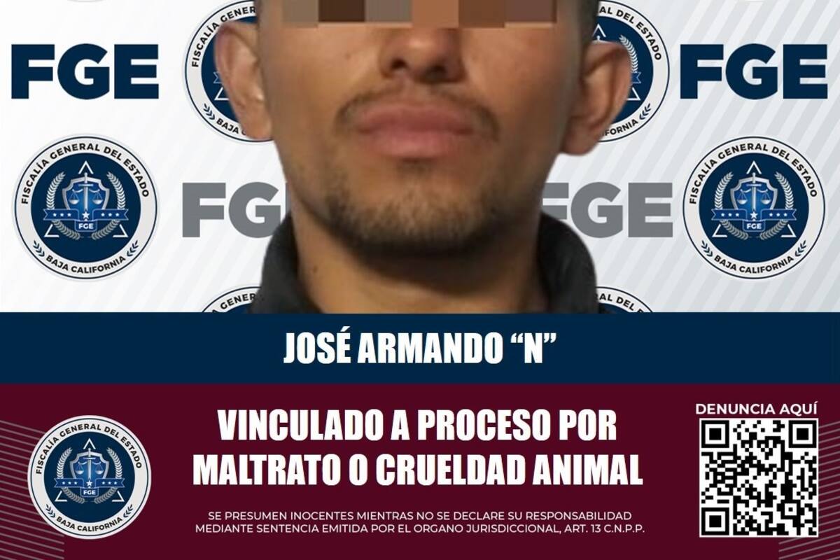 Policiaca Tijuana: vinculan a uno por maltrato animal