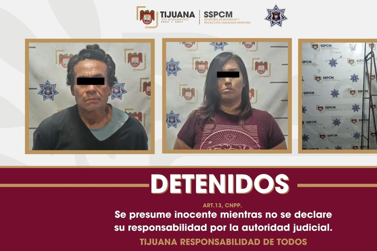 Detienen a dos personas por presuntamente ayudar a cruzar el muro fronterizo en Tijuana