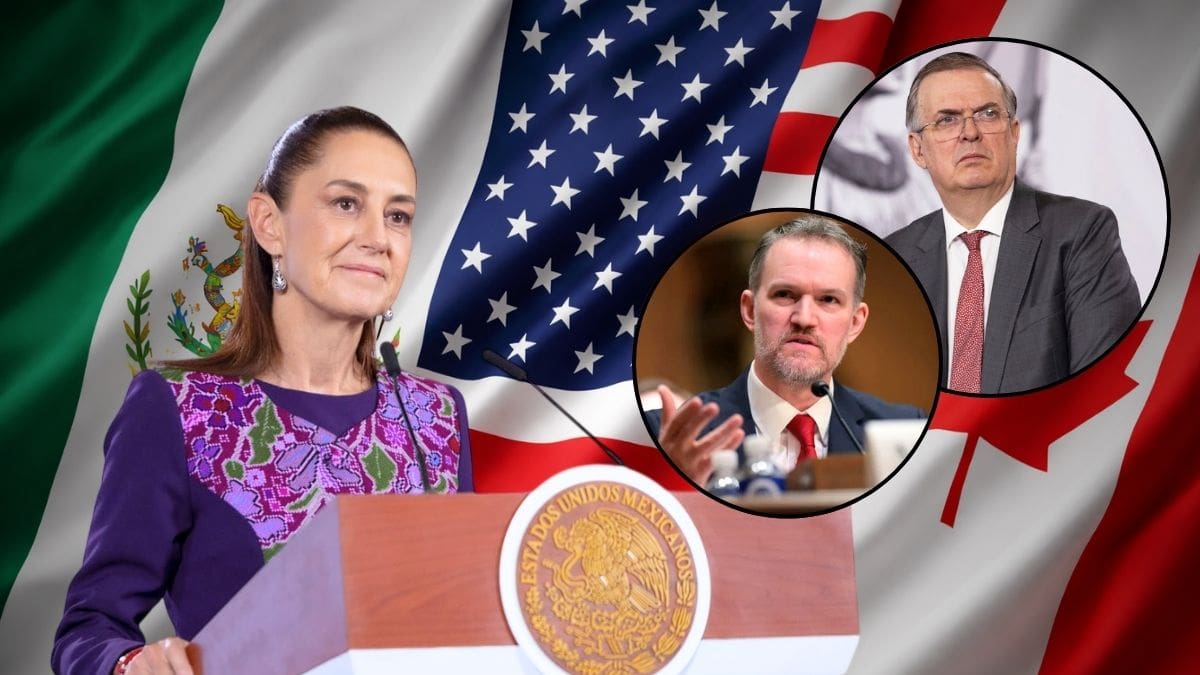 Sheinbaum y Jamieson Greer, representante comercial de EEUU, revisarán el T-MEC y analizarán hacer cambios en sectores como el automotriz, el acero y el agro; la reunión será en México este 20 de abril