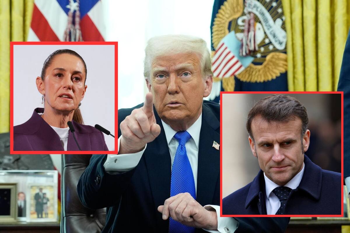 Emmanuel Macron critica a Trump por imponer aranceles a México, Canadá y Europa: “Espero se eche para atrás”, dice