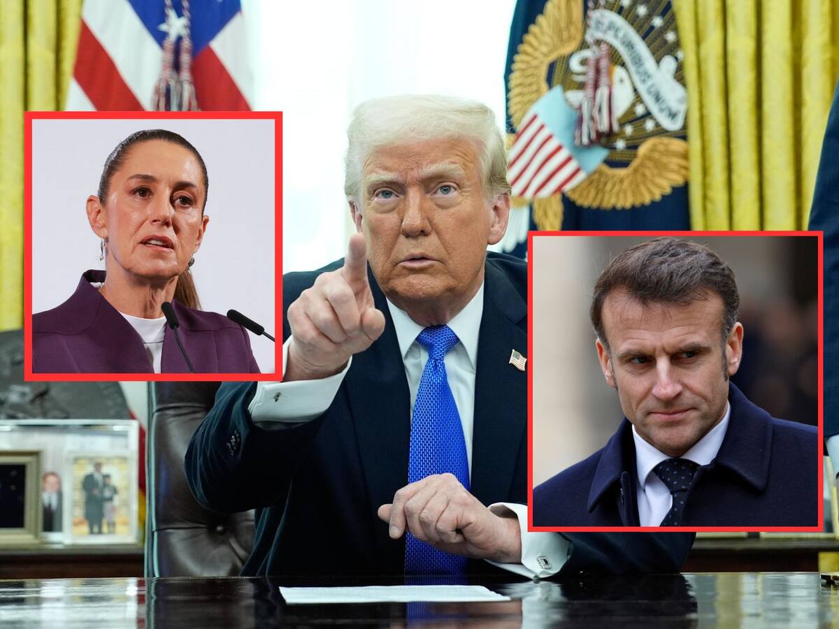 ARCHIVO. Macron arremete contra aranceles de Trump al imponerlos incluso a sus aliados: “Espero se eche para atrás”, dice. | Crédito: REUTERS/EFE