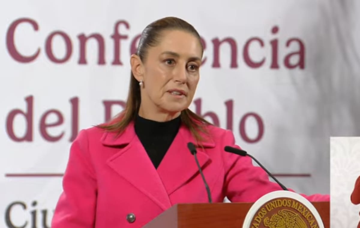 La presidenta Claudia Sheinbaum Pardo en su 'Conferencia del Pueblo' de este 13 de noviembre. | Captura de pantalla