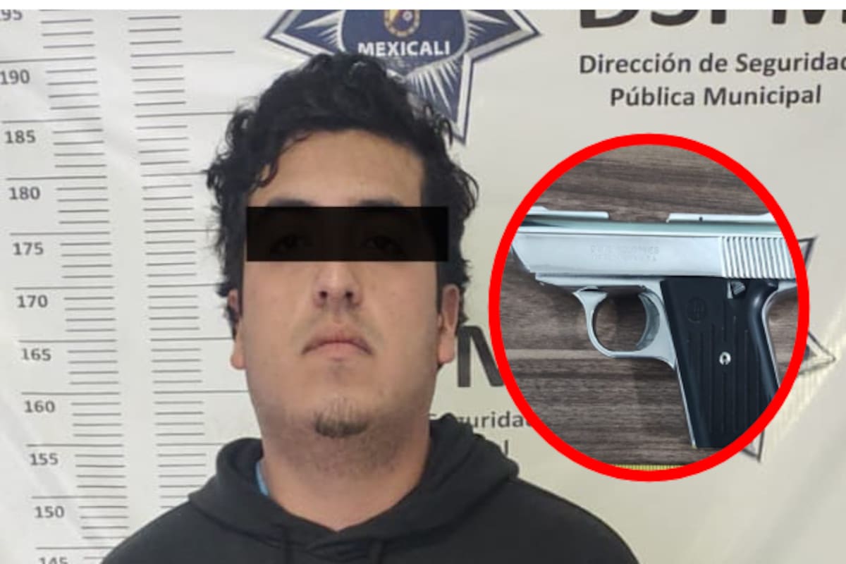 Detienen a hombre por presunta agresión a su esposa embarazada y portación de arma de fuego