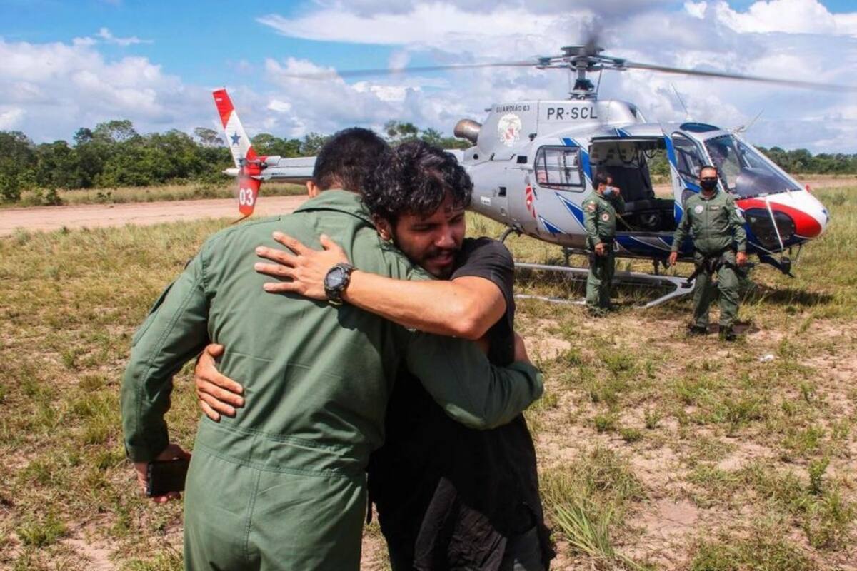 Rescatan a un piloto en la selva, sobrevivió comiendo huevos de aves y frutas