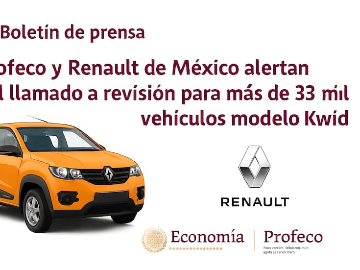 ¡Tu Kwid podría fallar en carretera! Profeco y Renault llaman a revisión urgente de más de 33,000 vehículos