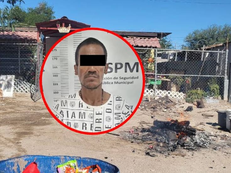 Quemaba basura en la vía pública; es detenido