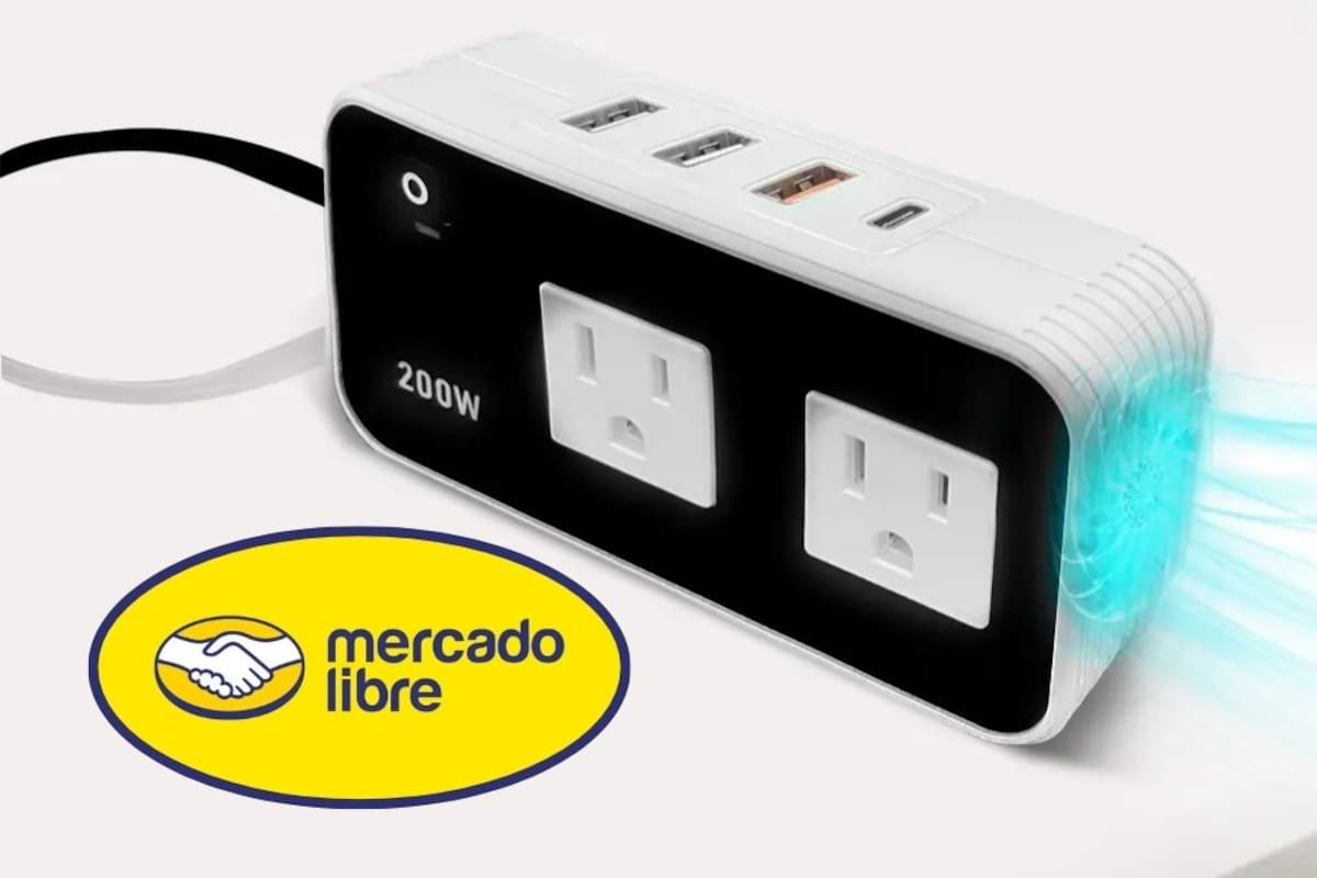 Mercado Libre rebaja 58% un inversor de corriente para auto de 200W: tiene más de mil ventas, cuesta 368 pesos e incluye envío gratis a todo México