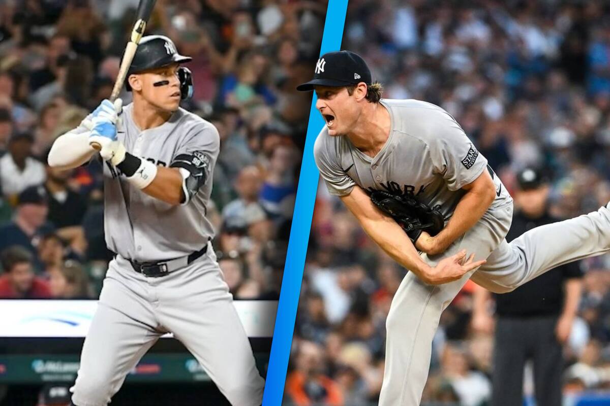 ¡Yankees se lucen en Detroit! Gerrit Cole poncha a ocho y Aaron Judge pegó su HR 44