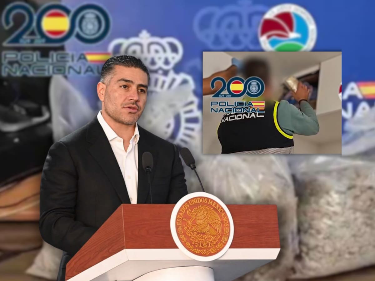 Harfuch niega participación de México en detenciones en España ligadas al Cártel de Sinaloa. | Crédito: Presidencia/X @policia