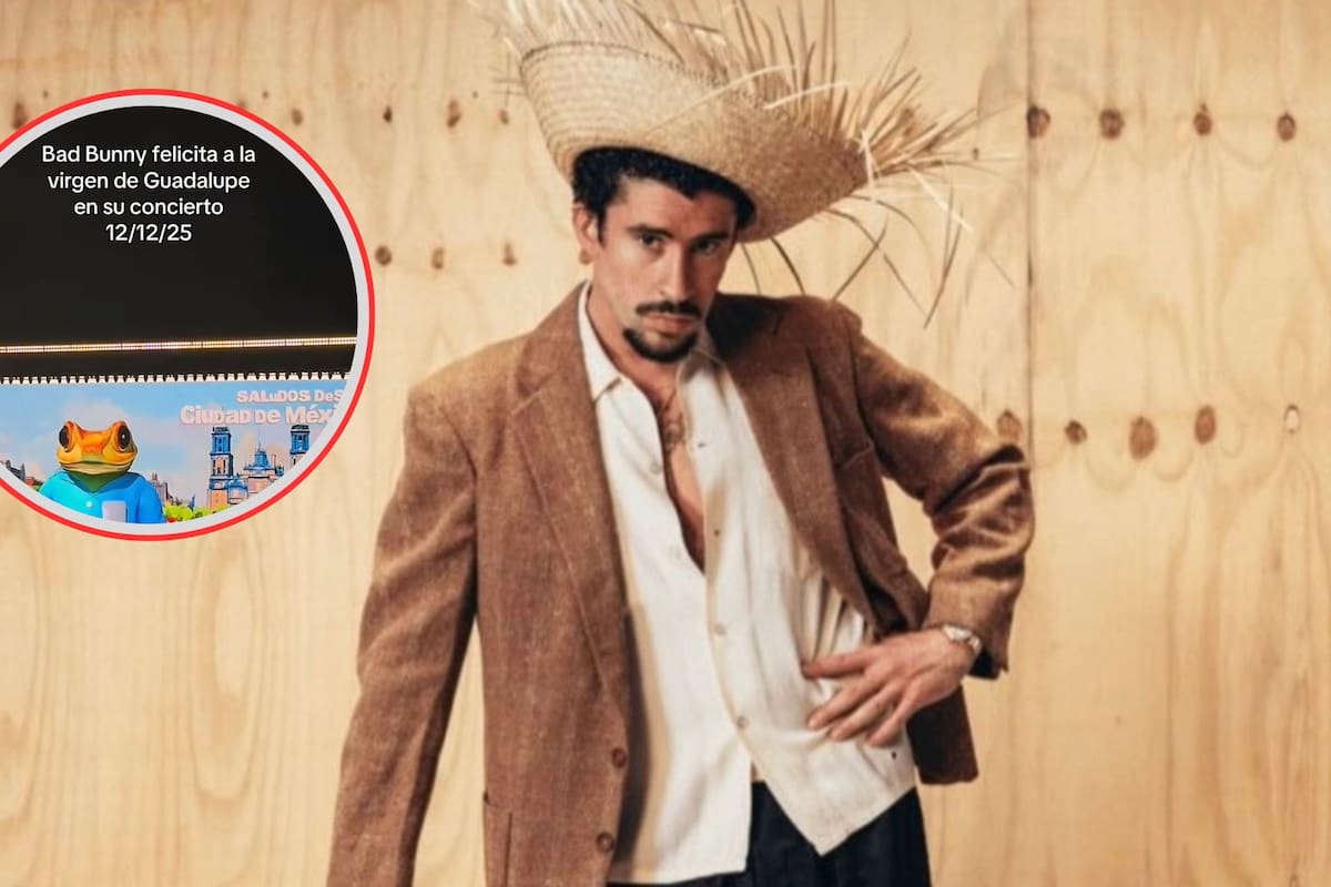 Bad Bunny celebra a la Virgen de Guadalupe durante su concierto en CDMX y provoca canto masivo de “La Guadalupana”