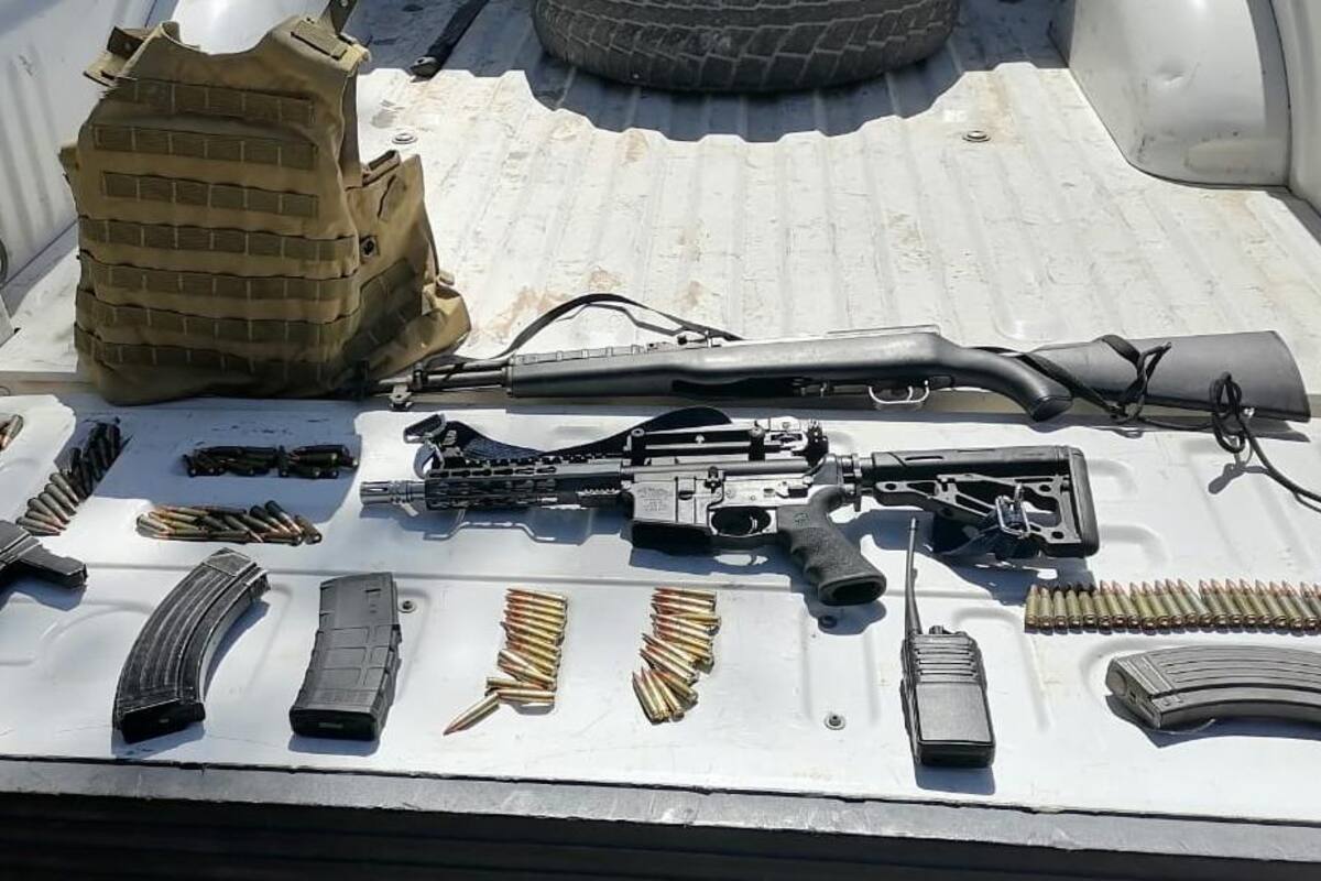 Arrestan a 3 en valle con arsenal