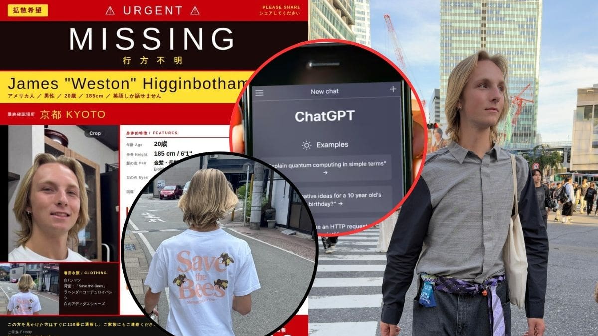 Joven estadounidense que desapareció en Japón tuvo una discusión con su madre momentos antes por el uso de ChatGPT durante sus vacaciones; familia pide ayuda a ciudadanos para buscarlo en terreno montañoso tras suspensión de búsqueda policial