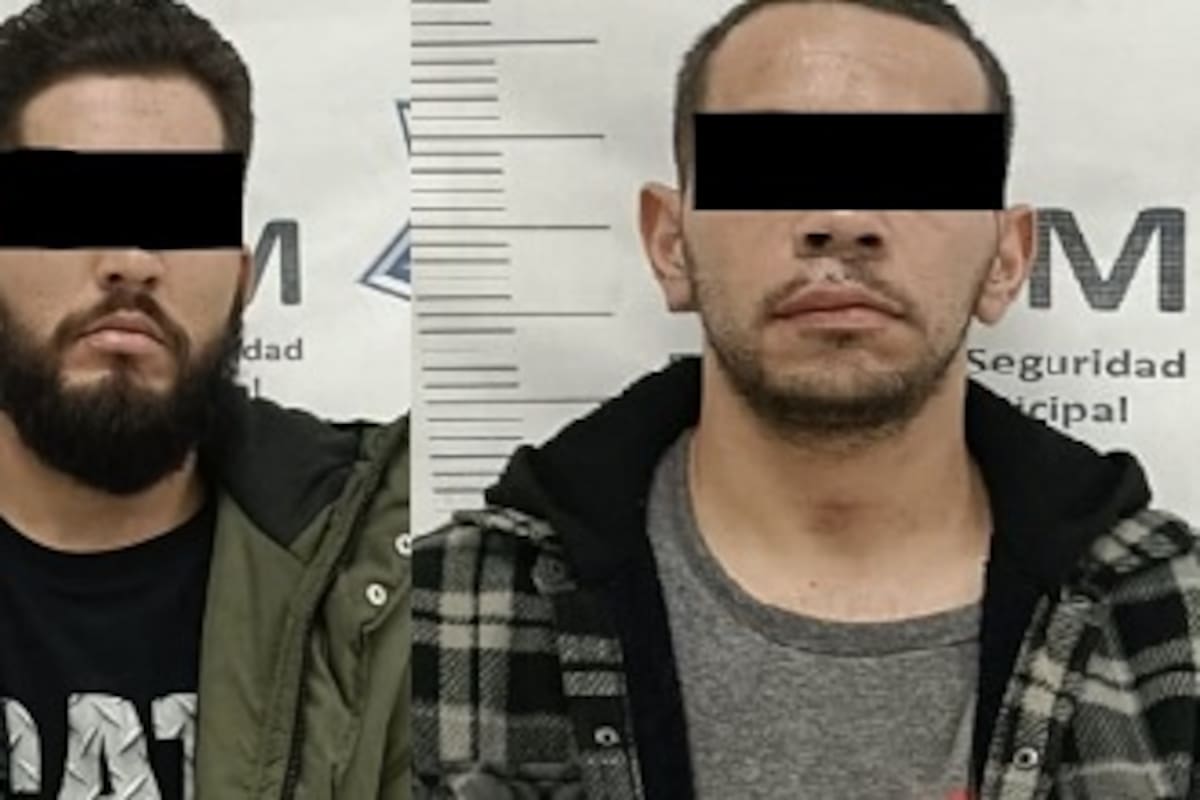 Caen dos sujetos tras asalto con violencia a tienda de autoservicio