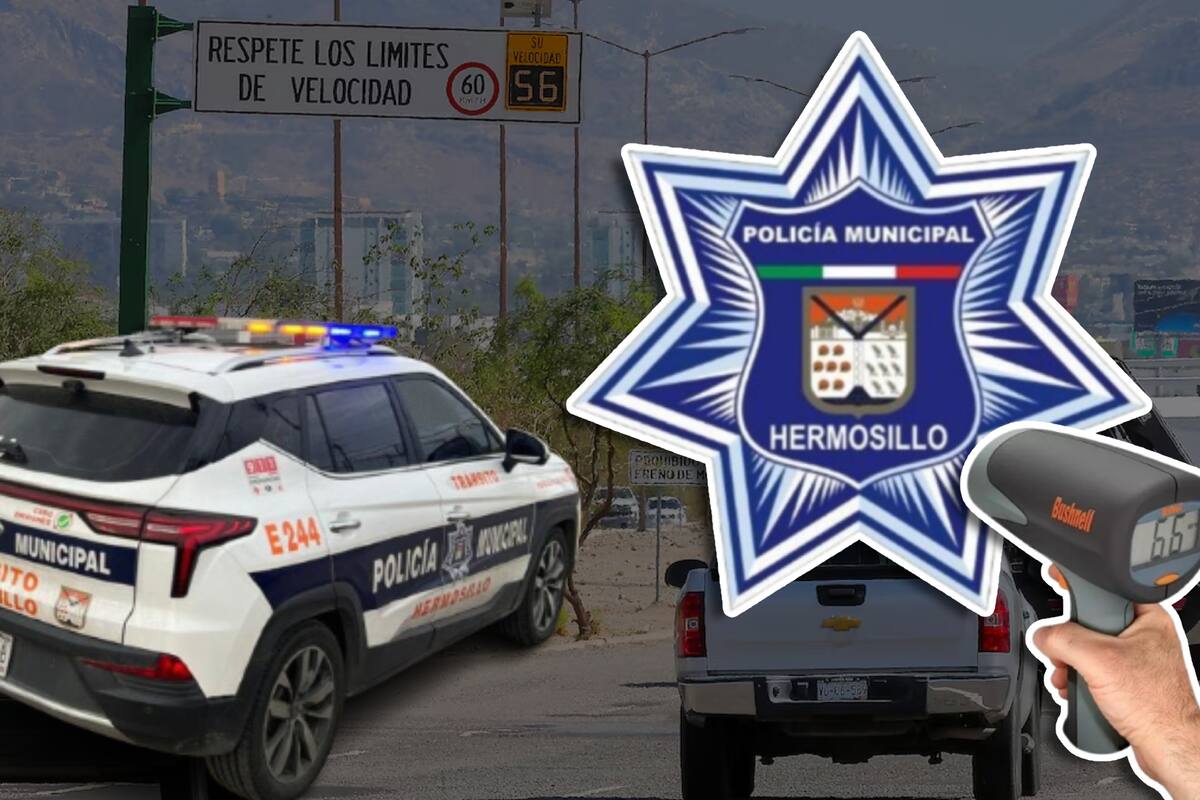 Tránsito de Hermosillo pone en marcha “Operativo Radar” para medir velocidad de los autos en toda la ciudad