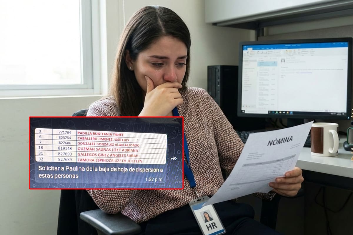 Mientras hacía la nómina, su jefe de Recursos Humanos le pidió incluir los finiquitos de varios empleados y descubrió que estaba en la lista