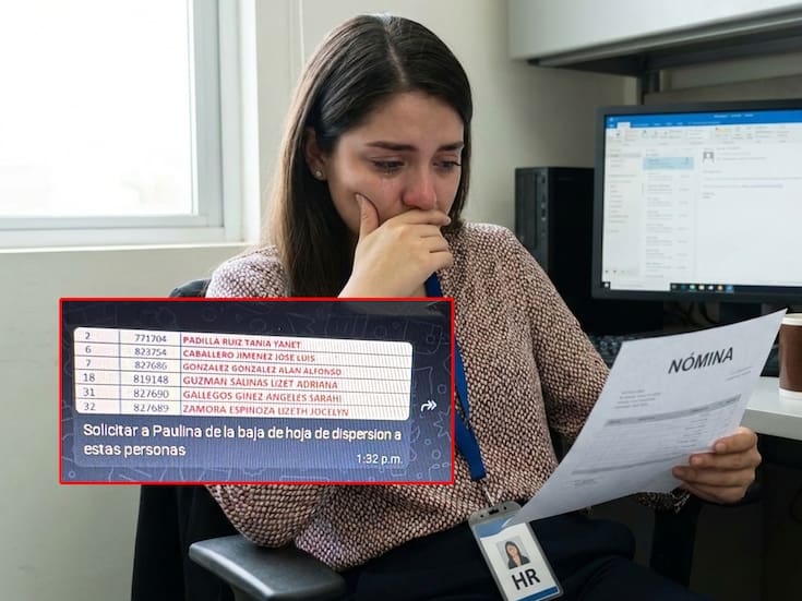 Mientras hacía la nómina, su jefe de Recursos Humanos le pidió incluir los finiquitos de varios empleados y descubrió que estaba en la lista