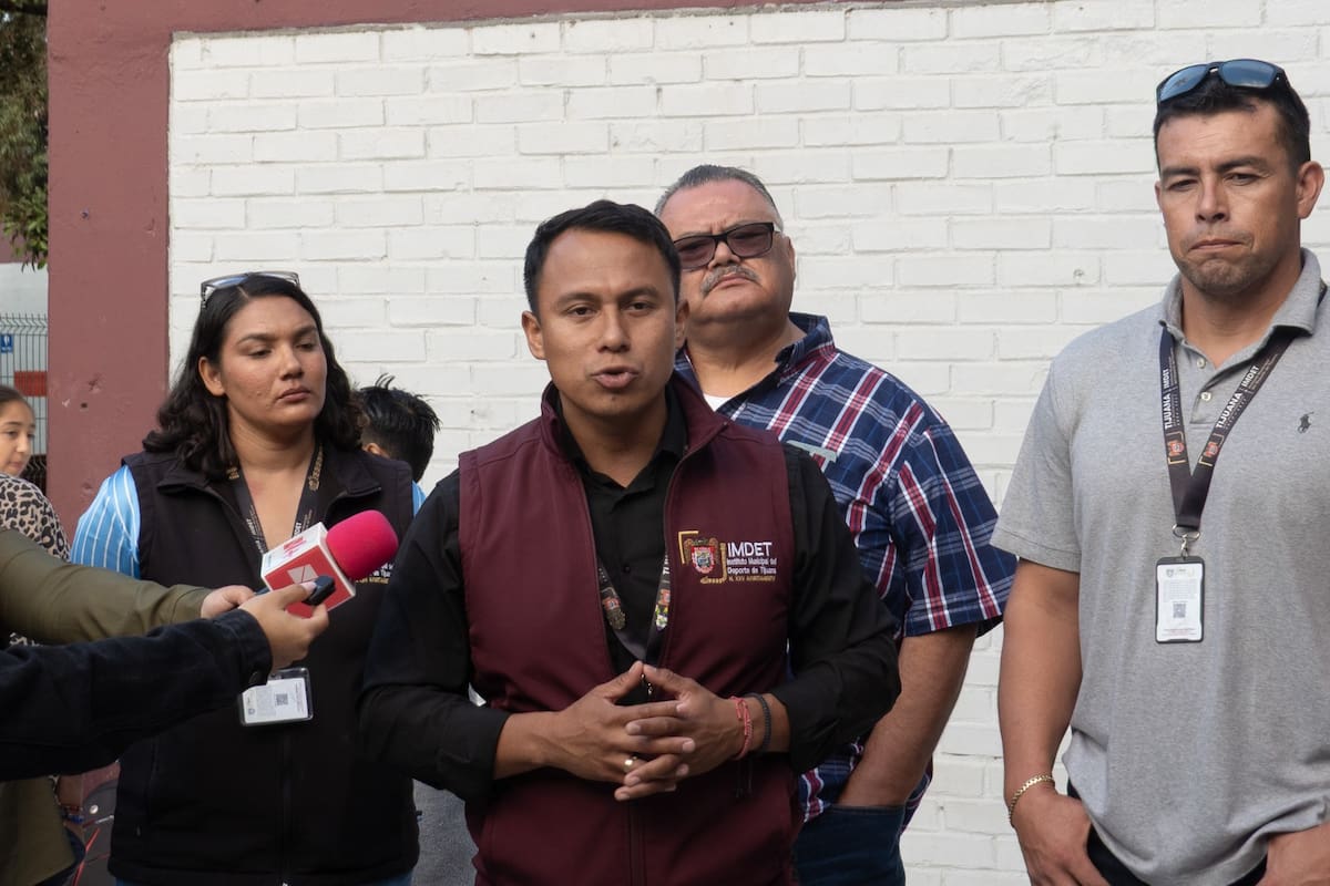 Luis Ángel Luna Martínez, encargado de despacho del Instituto Municipal del Deporte de Tijuana. Foto: Border Zoom