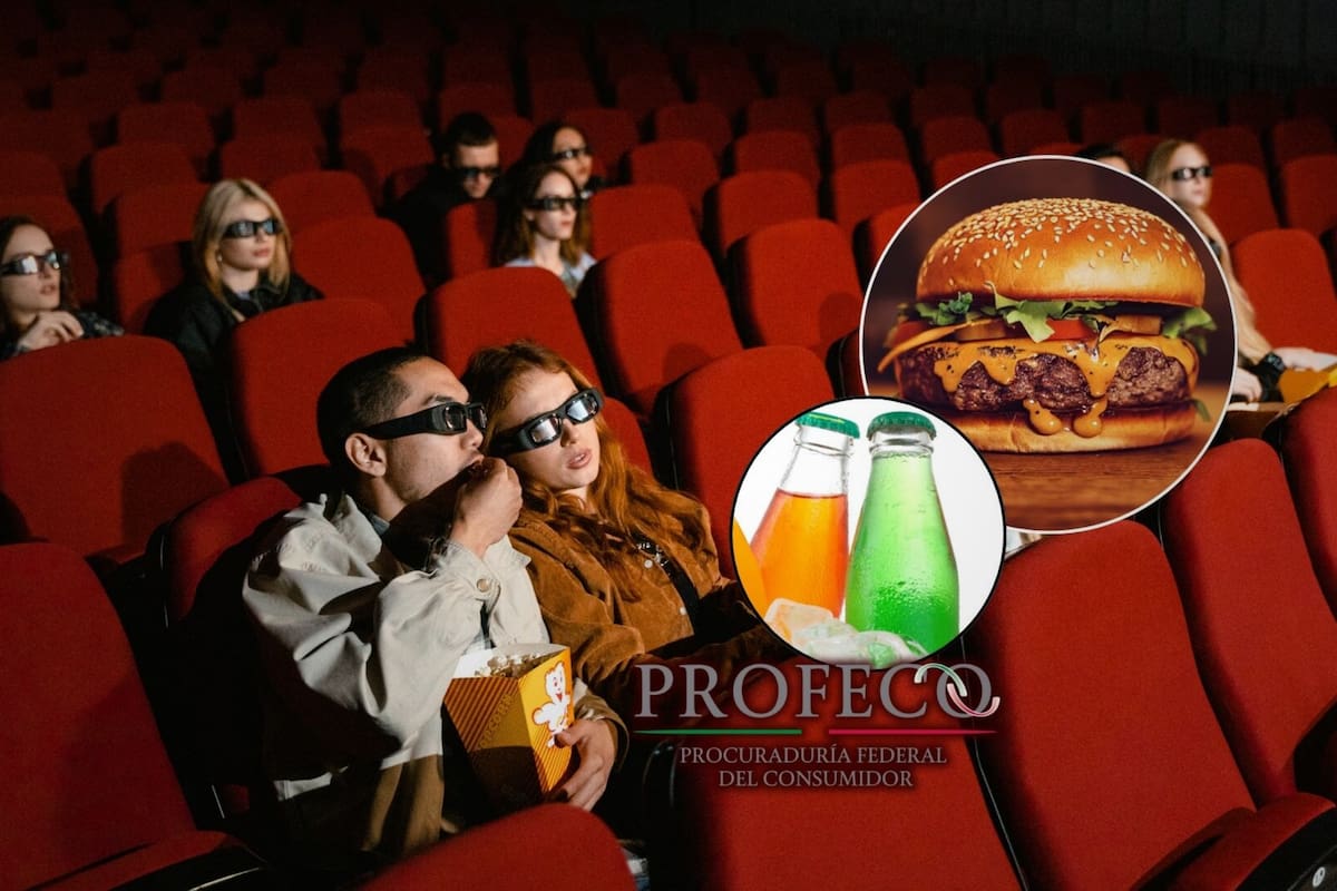 ¿Los cines pueden prohibirte meter tu propia comida y sancionarte con negarte la entrada aunque ya hayas pagado el boleto? Esto dice la Profeco