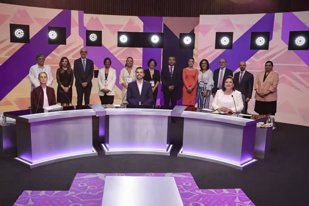 Primer debate presidencial del INE costó 10 millones de pesos