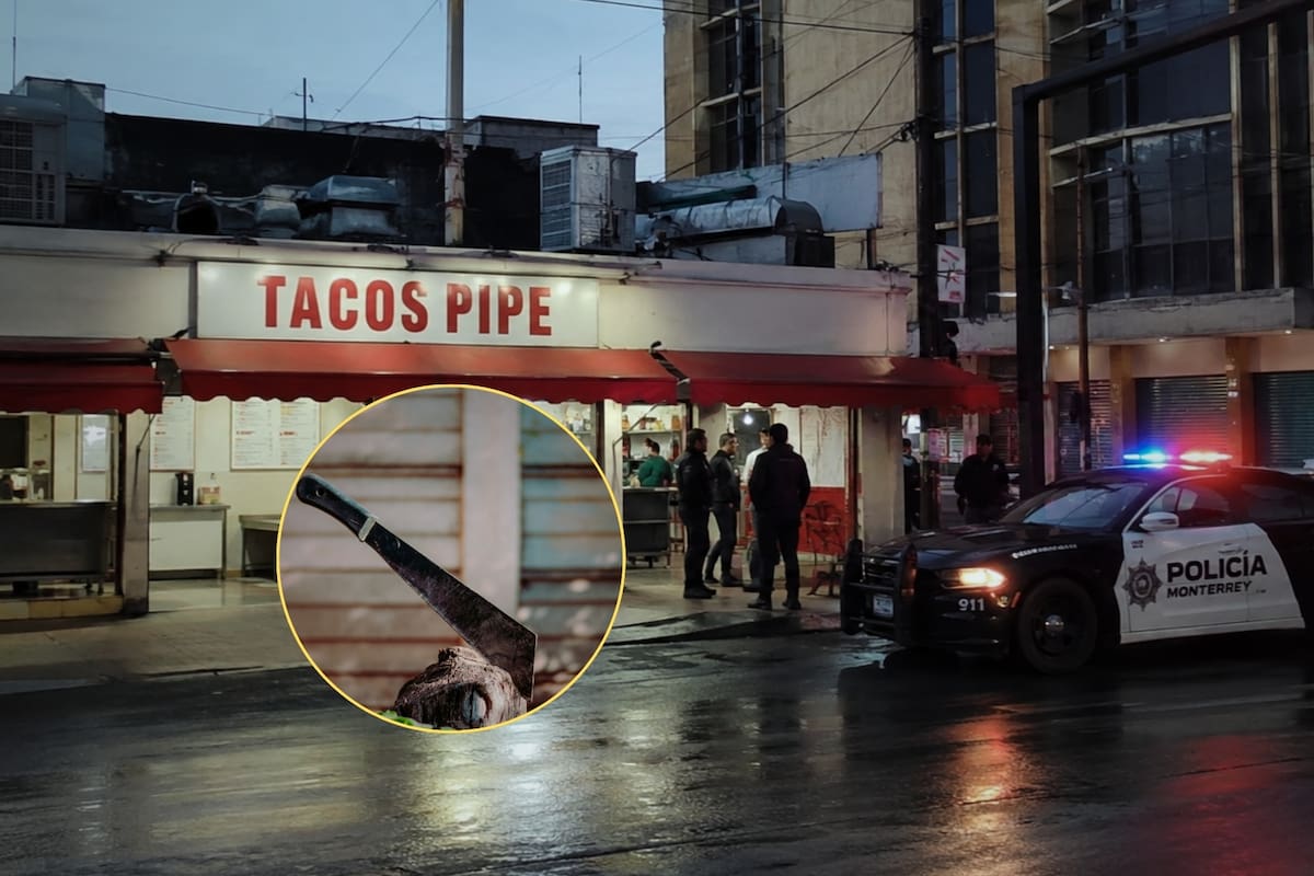 Empleado de taquería macheteó en la cabeza a su compañero tras una pelea en plena jornada laboral