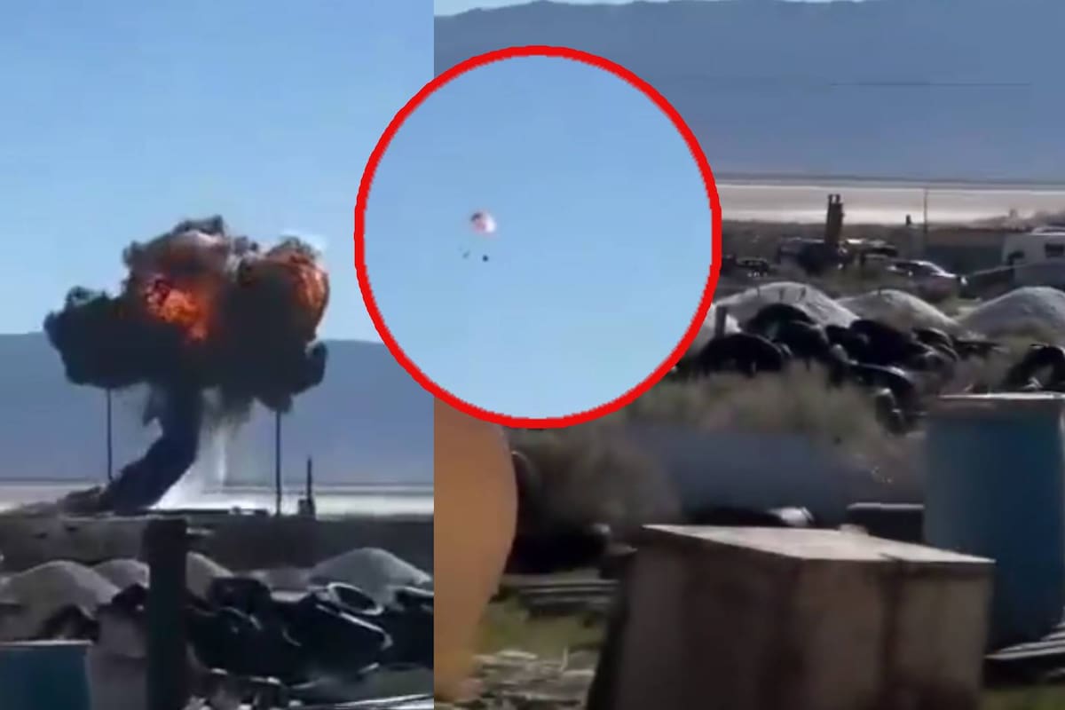 Piloto de avión F-16 de los Thunderbirds logra eyectarse con vida y después se estrella en California durante entrenamiento