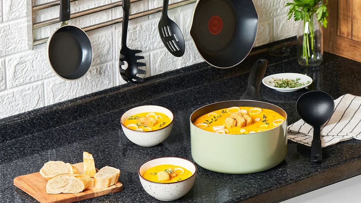 La batería T-fal Supercook Lichen de 20 piezas se coloca como la segunda más vendida en Mercado Libre tras alcanzar un 32% de descuento