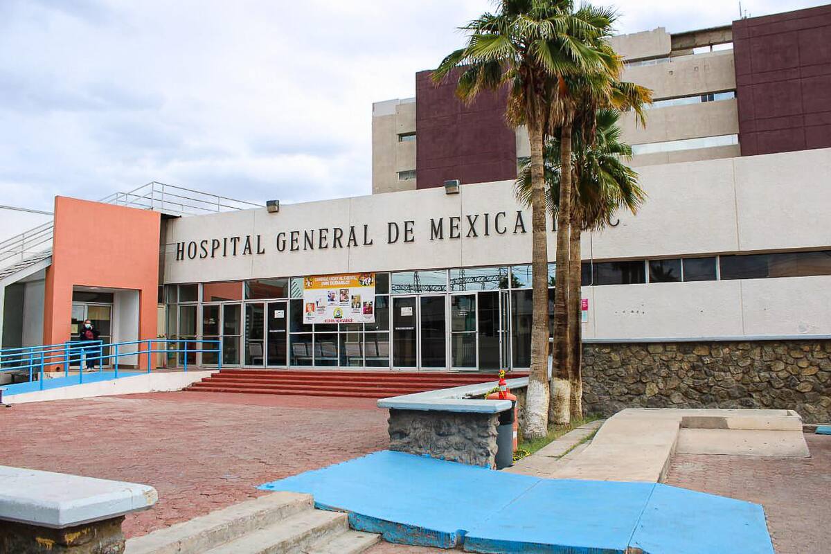 Riña entre sindicatos en el Hospital General de Mexicali